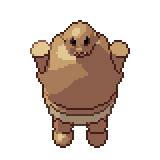 Ogre, animated pixel-art GIF
