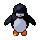 Penguin, pixel-art sprite