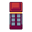 Phone box, pixel-art sprite