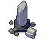 Broken pillar, pixel-art sprite