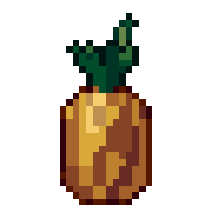 Ananas, GIF animé en pixel art