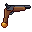 Flintlock pistol, pixel-art sprite
