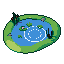 Pond, pixel-art sprite