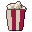 Popcorn, pixel-art sprite