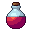 Potion, pixel-art sprite