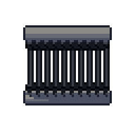 Barrotes de prisión, GIF animado de pixel art