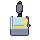 Projector, pixel-art sprite