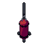 Punch bag, animated pixel-art GIF