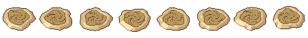 Sables mouvants sous ses 8 côtés, en pixel art animé