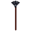 Rake, pixel-art sprite
