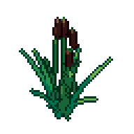 Reeds, animated pixel-art GIF