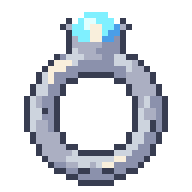 Magic ring, animated pixel-art GIF
