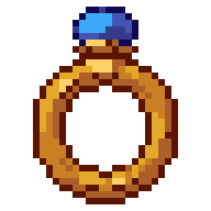 Gold ring, animated pixel-art GIF