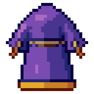 Mage robe, animated pixel-art GIF