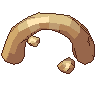 Rock arch, pixel-art sprite