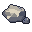 Small rock, pixel-art sprite