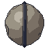 Rolling boulder, pixel-art sprite
