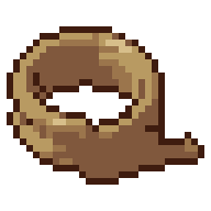 Rollo de cuerda, GIF animado de pixel art