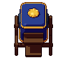 Royal carriage, pixel-art sprite