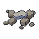 Rubble heap, pixel-art sprite