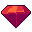 Ruby, pixel-art sprite
