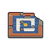 Mosaic floor, pixel-art sprite