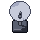 Satellite dish, pixel-art sprite