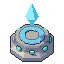 Save crystal, pixel-art sprite