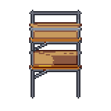 Scaffolding, animated pixel-art GIF