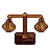 Händlerwaage, animiertes Pixel-Art-GIF