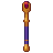 Sceptre, pixel-art sprite