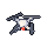 Dron, GIF animado de pixel art