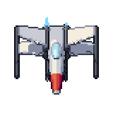 Caza estelar, GIF animado de pixel art