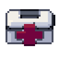 Medkit, animated pixel-art GIF