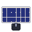 Solar panel, pixel-art sprite
