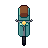 Scooter, pixel-art sprite