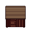 Shed, pixel-art sprite