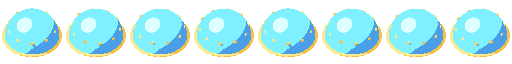 Shield bubble from all 8 sides, animated pixel art
