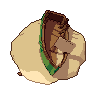 Shipwreck, pixel-art sprite