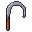 Sickle, pixel-art sprite