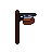 Inn sign, pixel-art sprite