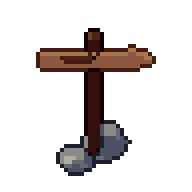 Arrow sign, animated pixel-art GIF
