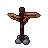 Signpost, pixel-art sprite