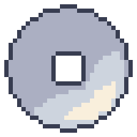 Moneda de plata, GIF animado de pixel art