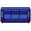 Sofa, pixel-art sprite