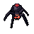 Spider, pixel-art sprite