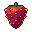 Strawberry, pixel-art sprite