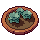 Succulents, pixel-art sprite
