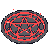Summoning circle, pixel-art sprite