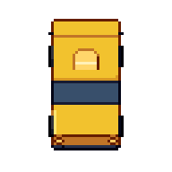 Taxi, animated pixel-art GIF